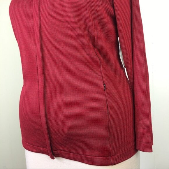 NWT Karen Scott Red & Black Houndstooth Jacket - Picture 2 of 8